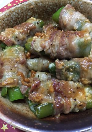 肉巻きピーマンinチーズ-レシピのメイン写真