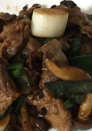 豚肉しめじネギの辛味噌炒め-レシピのメイン写真