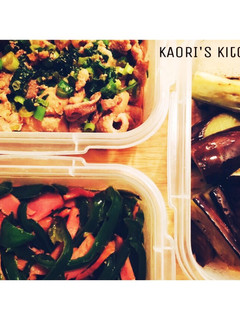 作り置き弁当おかず。なすピーマン豚コマ!-レシピのメイン写真