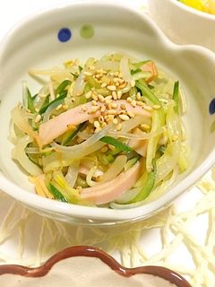 簡単☆酸味控えめの春雨の中華和えサラダ-レシピのメイン写真