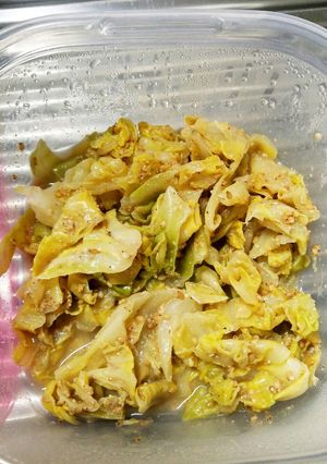 子供にも食べやすいキャベツのごま和え-レシピのメイン写真