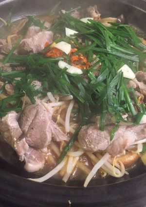 タジン鍋で簡単！ラムの赤味噌鍋仕立て-レシピのメイン写真