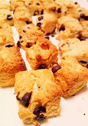 コストコHMとチョコチップ簡単スコーン-レシピのメイン写真