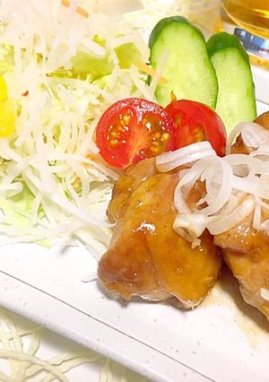 はちみつで優しい甘さの簡単照り焼きチキン-レシピのメイン写真