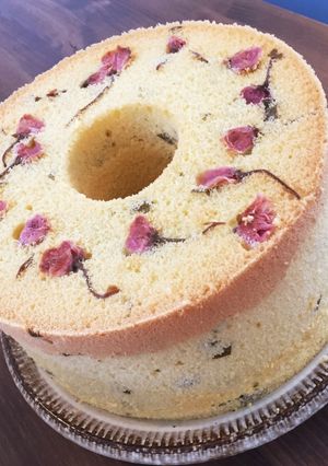桜シフォン-レシピのメイン写真