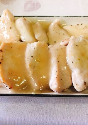 鶏胸肉の柚子胡椒餡掛け-レシピのメイン写真