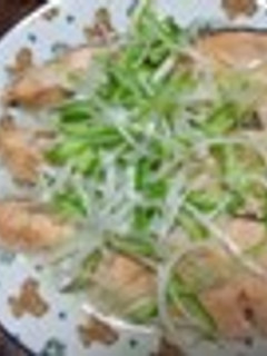 さっぱりおいしい鮭蒸し-レシピのメイン写真