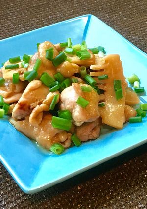 鶏とたけのこの青じそドレッシング炒め煮-レシピのメイン写真