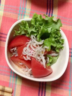 トマトとしらすのサラダ⑅*-レシピのメイン写真