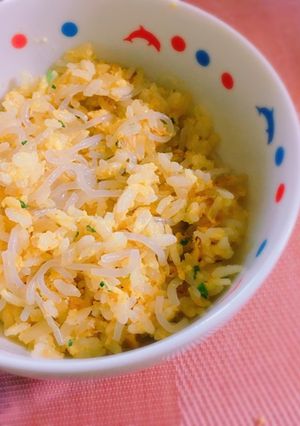 【簡単】しらたきチャーハン！-レシピのメイン写真