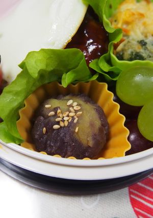 薩摩芋甘露煮で☆あんこ玉-レシピのメイン写真
