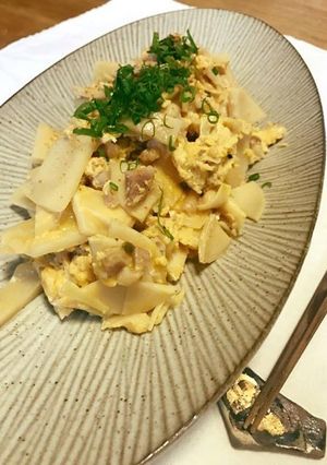 母直伝！筍の卵とじ-レシピのメイン写真