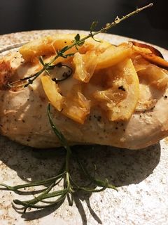 ハーブとレモンでローストチキン-レシピのメイン写真