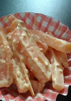 お弁当に☆にんじんみそマヨゴマ和え-レシピのメイン写真