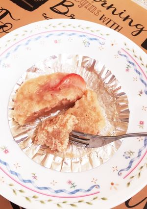 ホットケーキミックスで苺蒸しパン-レシピのメイン写真