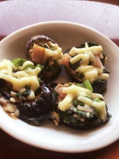 ナスとハムのチーズ焼き-レシピのメイン写真