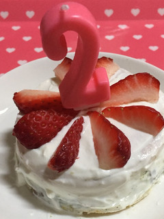 犬用☆簡単☆お誕生日ケーキ♡-レシピのメイン写真