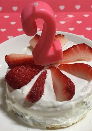 犬用☆簡単☆お誕生日ケーキ♡-レシピのメイン写真