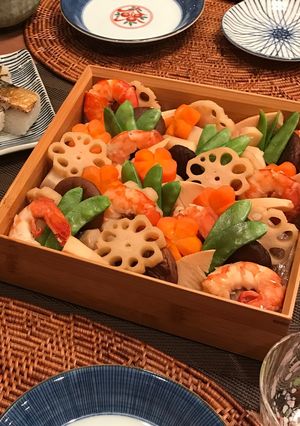 おせちに 基本のお煮しめ♡筑前煮-レシピのメイン写真