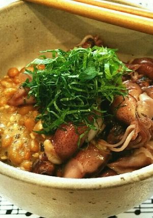 簡単♡ホタルイカ丼with納豆♡-レシピのメイン写真