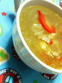 ♡オニオンチキンの♥簡単♡カレースープ-レシピのメイン写真