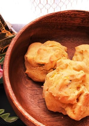 朝食に♪米粉と豆腐のかぼちゃパン♡-レシピのメイン写真