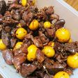 砂肝と鶏キンカン甘辛煮*レバーも入れて♪