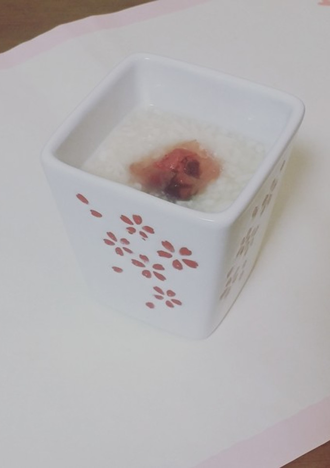 桜の季節にぴったり！手作り桜甘酒-レシピのメイン写真