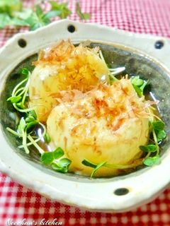 とろとろ♡レンジで新玉ねぎのポンチー蒸し-レシピのメイン写真