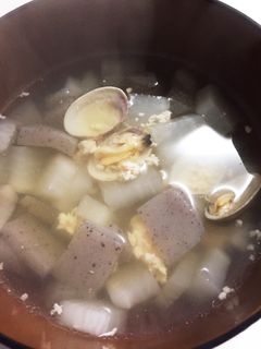 鶏肉とアサリの大根スープ-レシピのメイン写真