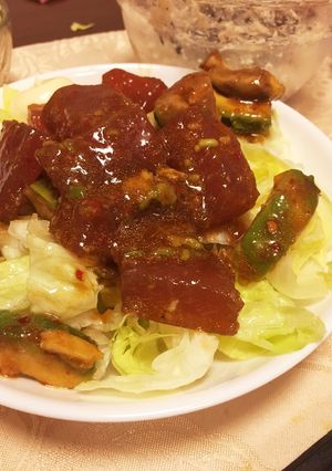 【糖質制限】マグロアボカド漬け♡丼♡-レシピのメイン写真