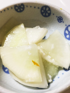 甘酒とゆず茶でべったら漬け-レシピのメイン写真