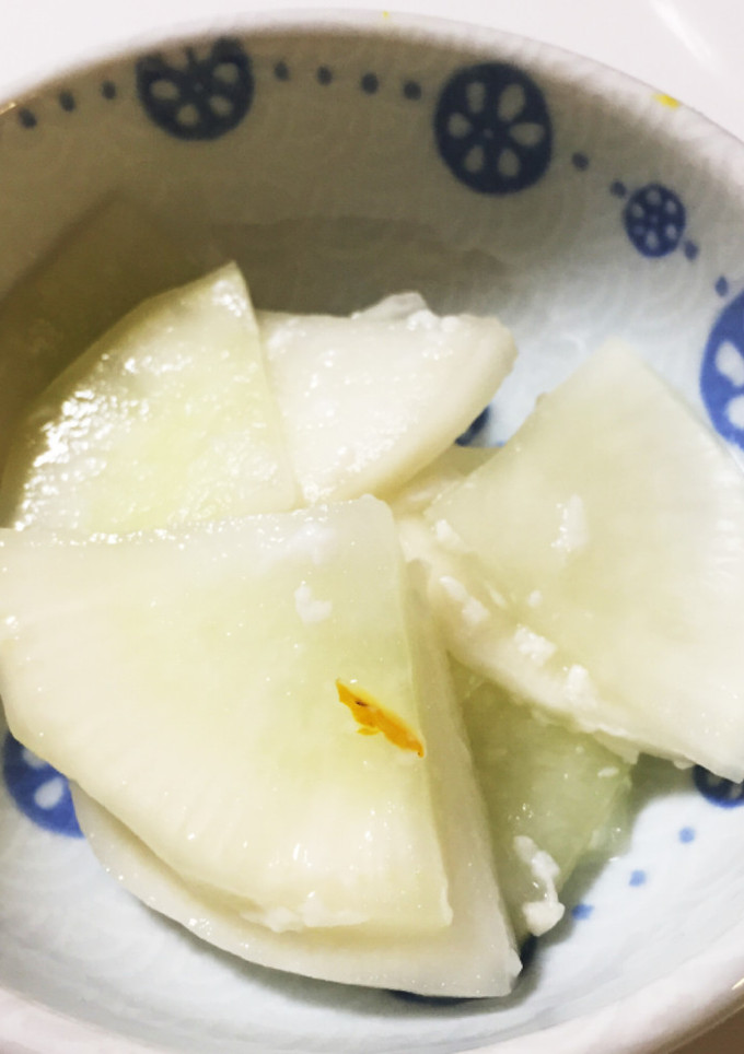 甘酒とゆず茶でべったら漬け-レシピのメイン写真