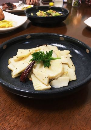 筍のアーリオオーリオ ペペロンチーノ-レシピのメイン写真