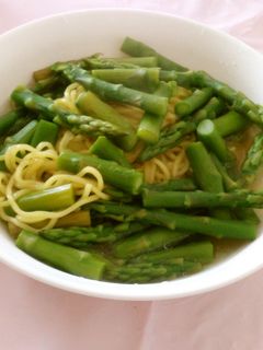 アスパララーメン-レシピのメイン写真