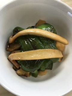 ピーマンとエリンギの煮物-レシピのメイン写真