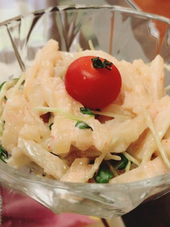 カイワレとじゃが芋の明太サラダ:-)-レシピのメイン写真