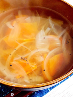 人参と玉葱の和風スープ:-)-レシピのメイン写真