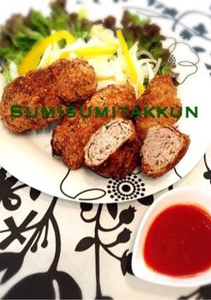 ハーブが香る♡薄切り肉のカツレツ♪-レシピのメイン写真