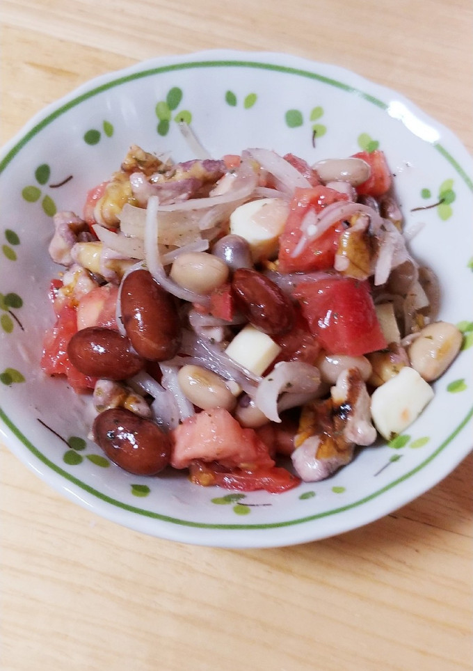 トマトと豆のマリネ-レシピのメイン写真