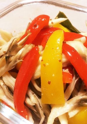 パプリカと舞茸のマリネ-レシピのメイン写真
