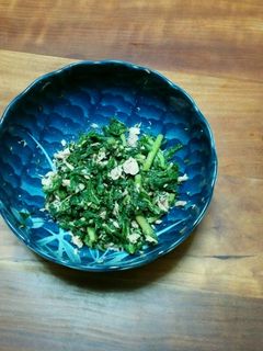 春菊とツナ缶の和え物-レシピのメイン写真