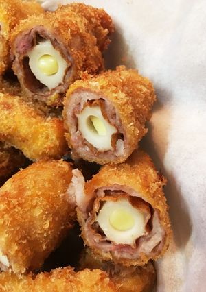 チクワinチーズの肉巻き揚げ-レシピのメイン写真