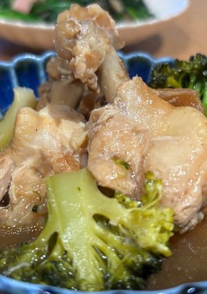 圧力鍋!ほろほろっ!鳥手羽のポン酢煮-レシピのメイン写真