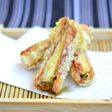 チーズととろろ昆布の竹輪天ぷら