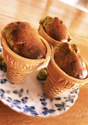 アイスコーン☆青のりチーズの焼き菓子-レシピのメイン写真