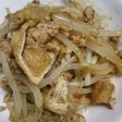 豚挽き肉と◎もやしの旨いため☆