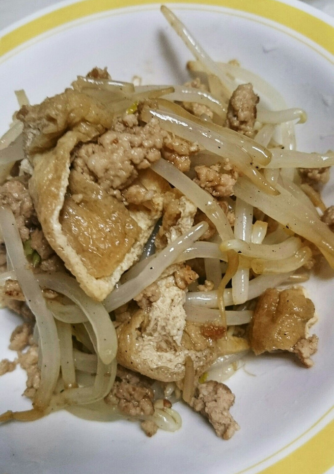 豚挽き肉と◎もやしの旨いため☆-レシピのメイン写真
