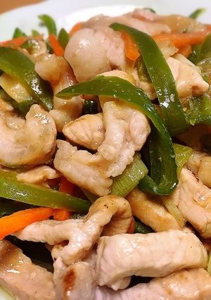 ご飯が進む！豚肉とピーマンの細切り炒め◎-レシピのメイン写真