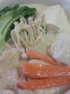 鶏胸肉と青梗菜の豆乳炊き-レシピのメイン写真